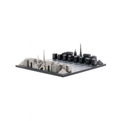 Boyle Skyline Chess Paris Edition Wood Board w/ Paris Map 38x38x20cm