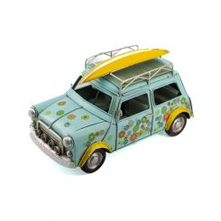 Boyle Flower Mini with Surfboard Metal Collectable Blue 25x13x17cm