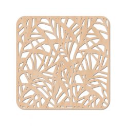 Boyle Wooden Coaster Bamboo 10x10x0.3cm