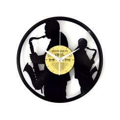 Boyle Yesterday's Vinyl Wall Clock Sax 30cm