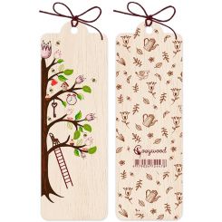 Boyle Wooden Bookmark Tree of Life 4.5x14cm