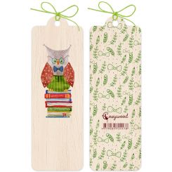 Boyle Wooden Bookmark Owlet 4.5x14cm