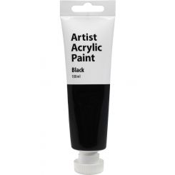 Boyle Artist Acrylic Paint 100ml Black