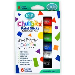 Boyle Chubbies Washable Paint Sticks Classic