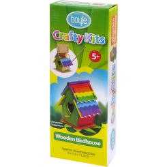 Crafty Kits Kids Wood Build and Paint Crafty Kit Birdhouse