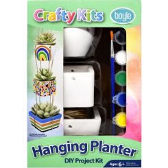 Crafty Kits Hanging Planter DIY Paint Kit