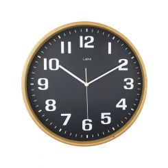 Leni Wood Wall Clock 32cm Black