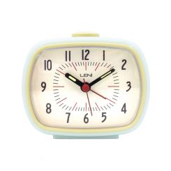 Leni Retro Alarm Clock 9x11x6cm Hint of Mint