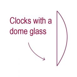 Leni Classic Wall Clock 30cm Red