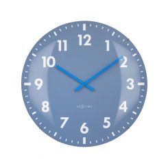 NeXtime Duomo Wall Clock 50cm Blue