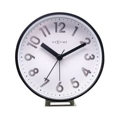 NeXtime Reflect Alarm Clock with Night Light12.5x13x5.5cm White