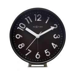 NeXtime Reflect Alarm Clock with Night Light12.5x13x5.5cm Black