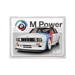 Nostalgic-Art Large Sign BMW Motorsport M Power E30 30x40x0.5cm