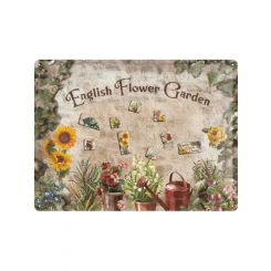 Nostalgic-Art Magnet Board English Flowers