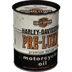 Nostalgic-Art Money Box Oil Barrel Harley Pre-Luxe 9.3x9.3x11.5cm