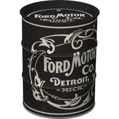 Nostalgic-Art Money Box Oil Barrel Ford Vintage Logo 9.3x9.3x11.5cm