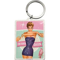 Nostalgic-Art Keyring Drama Queen 6x5x0.5cm