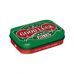 Nostalgic-Art Mint Box Good Luck Pills 4x6x2cm 4x6x2cm