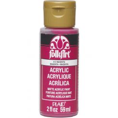 Plaid FolkArt Premium Acrylic Paint 59ml Magenta Matt Finish
