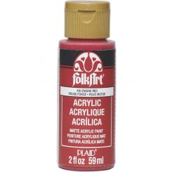 Plaid FolkArt Premium Acrylic Paint 59ml Engine Red Matt Finish