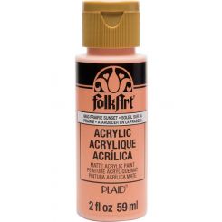 Plaid FolkArt Premium Acrylic Paint 59ml Prairie Sunset Matt Finish