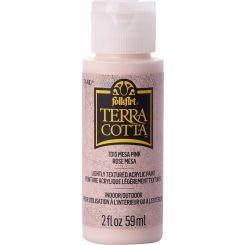 Plaid FolkArt Terra Cotta Paint 59ml Mesa Pink