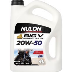 Nulon 4 Stroke Big V 20W-50 Motorcycle Oil 4L