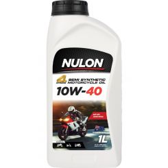 Nulon 4 Stroke Semi Synthetic 10W-40 Motorcycle Oil 1L
