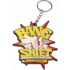 Aeroflow Bang Shift Key Ring High Quality PVC Material 6.5x8cm
