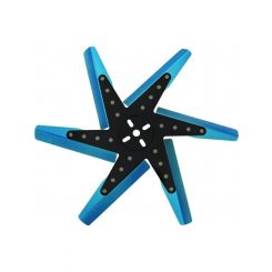 Derale High Performance Flex Fan 18 Inch Blue Blade Black Hub 19918