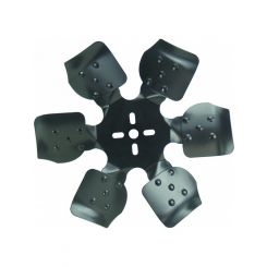 Derale Standard Rotation Rigid Steel 6 Blade Race Fan Black 13in