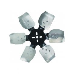 Derale Standard Rotation Rigid Steel/Alloy 6 Blade Race Fan Black 15in