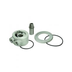 Derale Thermostatic Engine Sandwich Adapter 3/8"NPT, 13/16"-16 Filter