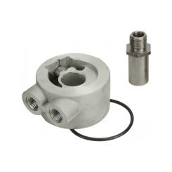 Derale Thermostatic Engine Sandwich Adapter 3/8"NPT, 18x1.5mm Filter
