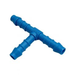 TFI Racing 3-Way Nylon Plastic Tee Piece 1/4" 6.3mm Barbed Hose Tube Ends