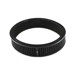 TFI Racing Air Cleaner Filter Black 14" Wide 3" Tall Round