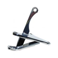 TFI Racing Alternator Bracket Upper Long Arm BBC V8 Swp Chrome Plated