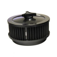 TFI Racing Black Air Cleaner 6-3/8" x 2-1/2" Tall Suit 5-1/8"