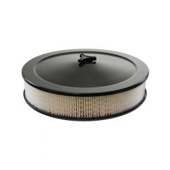 TFI Racing Black Air Filter Cleaner 14 x 3" Holley Rochester Base Paper