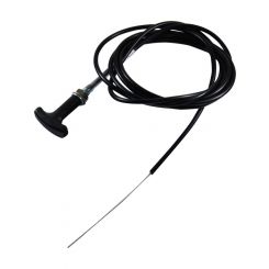TFI Racing Bonnet Cable T Bar Handle 100 Inch 254cm Long Plastic Coated