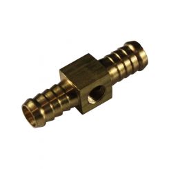 TFI Racing Brass Branch Hose Tee 1/2" 12.7mm to 1/8" 8.4mm Female NPT
