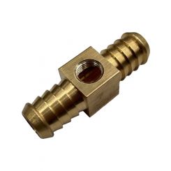 TFI Racing Brass Branch Hose Tee 3/4" 19.1mm to 1/4" 11.2mm Female NPT
