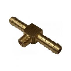 TFI Racing Brass Branch Hose Tee 5/16" 7.9mm to 1/8" 9.7mm Male BSP