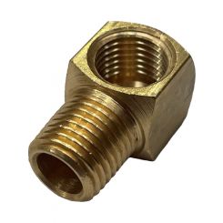 TFI Racing Brass Elbow 1/4" 13.2mm Male BSP and 1/4" 6.3mm BSP Female