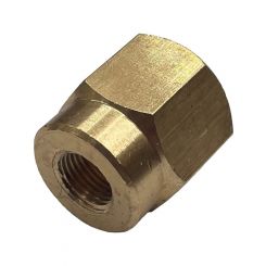TFI Racing Brass Hex Reducing Socket 15mm Female BSP to 8.6mm Female BSP