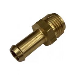 TFI Racing Brass Inv Male Tail 3/8" Hose to 5/8" - 18 UNF