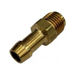 TFI Racing Brass Inv Male Tail 5/16" Hose to 7/16" - 24 UNF