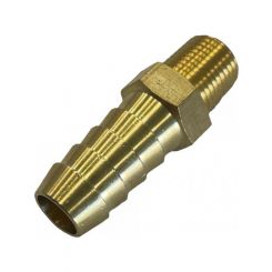 TFI Racing Brass Male Tail Fitting 3/8" 9.5mm to 1/4" 13.2mm BSP