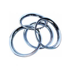 TFI Racing Wheel Trim Rings Beauty Band 14" set 4 Steel Band Ring