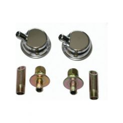 TFI Racing Crankcase Universal Evacuation System Chrome Weld In